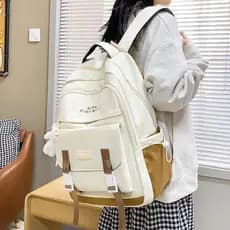 Coreano coreano INS estudante mochila feminina estudante do ensino médio versão coreana estudante do ensino médio estilo