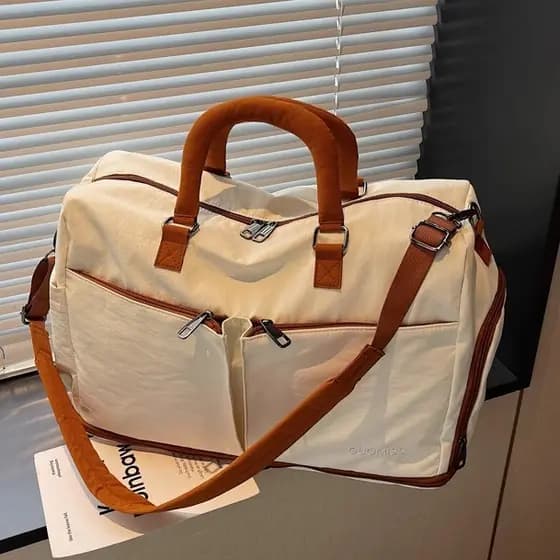 Nova moda costura ao ar livre saco de viagem de grande capacidade de alta qualidade ginásio Multi-bolso Oversized leve H