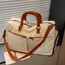 Nova moda costura ao ar livre saco de viagem de grande capacidade de alta qualidade ginásio Multi-bolso Oversized leve H