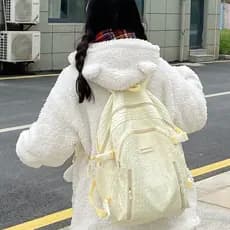 Japonês Harajuku estudante universitário mochila feminina versão coreana bonito fresco estudante do ensino médio mochila
