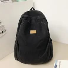 Clássico Retro Denim grande capacidade Campus estudante mochila viagem ao ar livre legal rua simples mochila Casual
