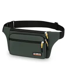 Esportes ao ar livre correndo saco de cintura masculino Multi-compartimento grande capacidade cintura bolsa de ombro mod