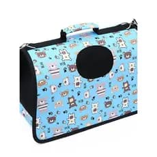 Bolsa portátil preferida para gatos, dobrável, portátil, para animais de estimação, um pano Oxford, respirável, Cross-bo