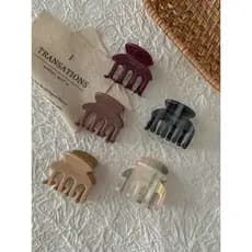 Moda preferida simples acetato pequeno Grab Clip Hairpin Headdress feminino Outing All-Match volta cabeça temperamento p