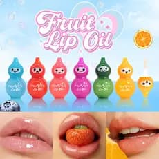 Shuguang Espelho Fino Glitter Frutas Lip Gloss De Água