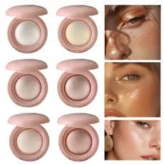 Purê de batatas alto brilho em pó maquiagem Facial contorno modificação iluminando polarizado Natural tridimensional alt