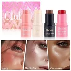 Jelly Blush Batom Dois em Um Modificação de Contorno Destacando Contouring Stick
