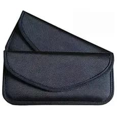 Nova capa de telefone anti-sinal blindagem saco Oxford pano anti-radiação caso chave do carro 22cm saco do telefone móve