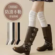 Pilha meias acima do joelho meias femininas brancas botas de pernas compridas mais finas olhar alto primavera verão T