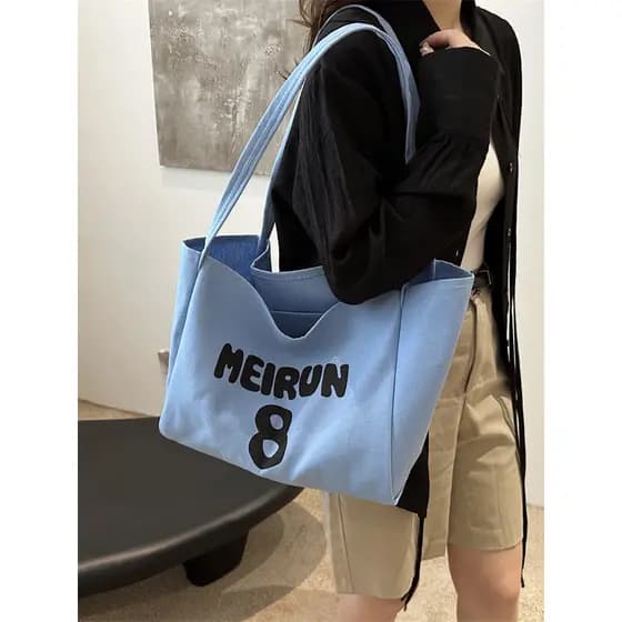 Grande capacidade Harajuku estilo preguiçoso bolsa de um ombro 2026 novo estilo japão coreia ins simples Casual Commuter