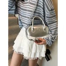 Bolsa de luxo leve de alta qualidade feminina Boston Crossbody Bag