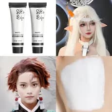 Base líquida branca toner COS maquiagem toner palco maquiagem europeu americano maquiagem Drama maquiagem corretivo pale