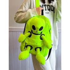 Bonito dos desenhos animados boneca mochila feminina 2024 novo estilo moda All-Match estudante mochila de viagem de gran