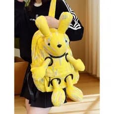 Mochila de boneca de coelho de desenho animado de alto valor feminina 2025 novo estilo de grande capacidade classe Commu
