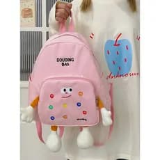 Mochila de biscoito de desenho animado, 2025, estudantes da escola primária, novo estilo, mochila escolar, grande capaci