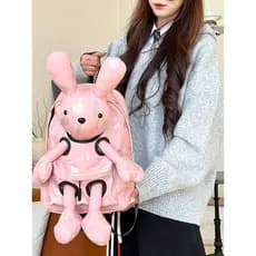 Mochila de estudante de alto valor 2025 novo estilo mochila de boneca de desenho animado estudantes da escola primária m
