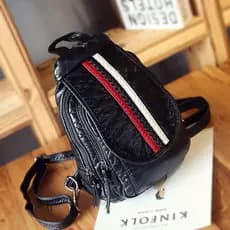 Mini mochila feminina versão coreana pu Casual pequena mochila feminina novo estilo 2020 verão moda saco de peito couro