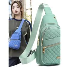 Novo estilo 2025 casual mochila de peito de grande capacidade versão coreana ombro simples senhoras bolsa de cintura cas