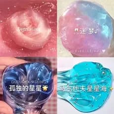 Cola de espuma lama lodo infantil Super fada cristal lama influenciador conjunto de brinquedos de argila ultraleve