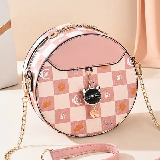 Influenciador pequeno saco 2026 novo estilo ins moda estudante All-Match menina único mensageiro de um ombro pequeno sac