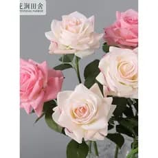 Sinta-se hidratante rosa concubina rosa flor artificial decoração de casamento flor de casamento rosa flor artificial