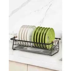 Japonês cozinha dreno prato rack bancada talheres armário filtro de água rack prato cesta armazenamento prato dreno rack
