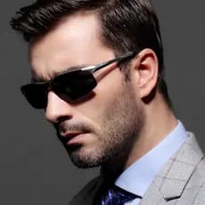 Óculos de sol polarizados de dupla utilização, óculos de sol masculinos, óculos de visão noturna da moda, óculos de cond