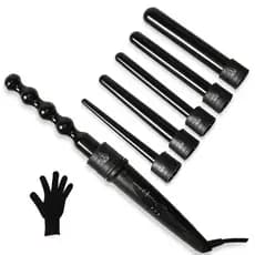 6 em 1 rolo de cabelo modelador Curling ferro conjunto cerâmica cabeleireiro seis em 1