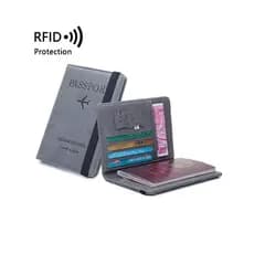 Porta-Passaporte RFID Pacote De Cartão Carteira Cartões