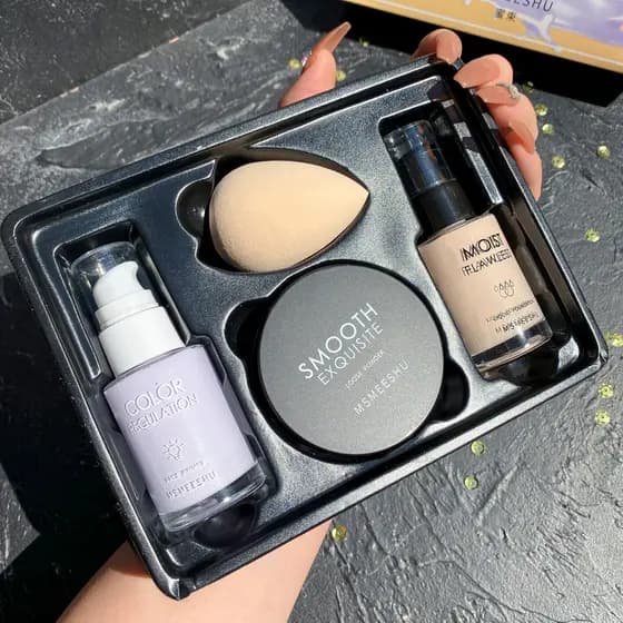 Base líquida corretivo hidratante duradouro estudante barato Base creme maquiagem Primer genuíno Acne pele oleosa pele s