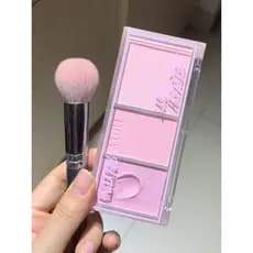 Você entende a cor de expansão macia ~ Este blush aplica Tender Flying MOTY Tricolor Blush Morango Leite Cor