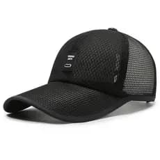 Chapéu de malha respirável masculino verão boné de pico protetor solar chapéu de sol ao ar livre guarda-sol pesca chapéu