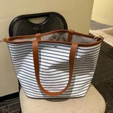 2025 novo estilo estilo coreano nicho grande capacidade listrado sacola High-End preguiçoso moda Commuter All-