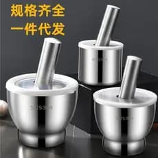 304 aço inoxidável triturador de alho Manual argamassa alho moagem tigela tigela alho medicina masher cozinha masher