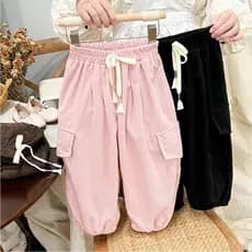 Outono novo estilo macacão infantil versão coreana calças para meninas calças casuais All-Match roupas infantis exportaç