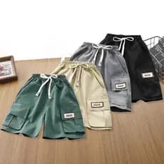 Verão meninos macacão Shorts roupas infantis estilo fino médio grande crianças calças na moda bonito elegante Casual Cro