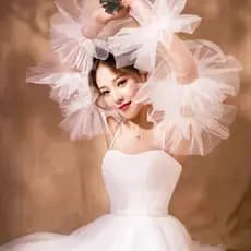 Luvas de gaze de noiva vestido de casamento mão longa manga gaze maquiagem estilo luvas multicoloridas luvas de casament