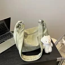 Bolsa mensageiro de um ombro com sensação de nível feminino 24 novo estilo moda coreana Capa grande