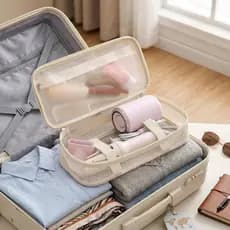 Novo produto saco de armazenamento secador de cabelo grande capacidade portátil viagem Curling ferro clipe reto caso pro