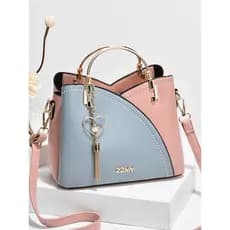 Nova bolsa feminina cor combinando All-Match Commuter estilo ocidental pequena bolsa na moda versão coreana contraste co