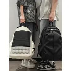 2025 novo estilo simples mochila masculina de grande capacidade mochila júnior estudante universitário mochila Commuter