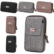 Bolsa para celular masculina, bolsa de cintura para local de trabalho, cinto multifuncional, capa para celular, Vertical