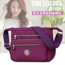 Bolsa de pano feminina bolsa mãe à prova d'água bolsa de Nylon Oxford bolsa de ombro Casual bolsa feminina de meia-idade