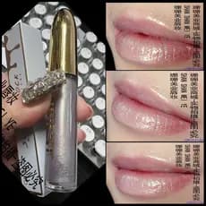 Frete grátis pérola transparente prata cinza brilhante cor nude brilho labial pérola Glitter cinza prata brilho labial h