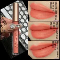 Frete grátis fosco pêssego refrigerante rosa laranja nude esmalte labial Coral pêssego rosa laranja nude esmalte labial
