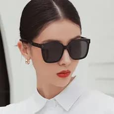 Novo gm moda influenciador óculos de sol feminino na moda rua tiro Anti-ultravioleta óculos de sol masculino tiro de rua