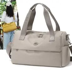 Viagem ao ar livre grande saco feminino simples na moda de um ombro saco do mensageiro Casual mão-transporte Ultra-leve