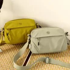 Jerons novo estilo 2025 All-Match pequeno saco Multi-compartimento Casual moeda bolsa Oxford lona Diagonal ombro Fe