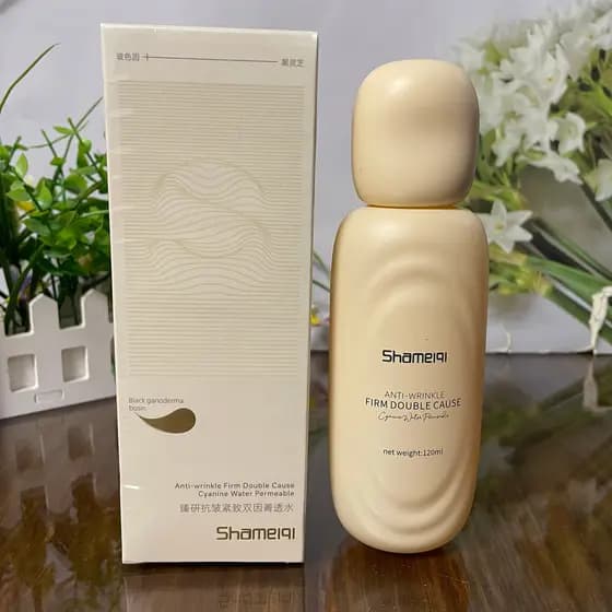Sammy Ki Bosein + Black Ganoderma Lucidum Zhenyan Antirrugas Firmador Duplo Fator Água Permeável 120ml Toner Hidratante