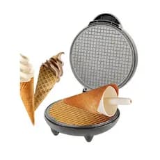 Máquina De Fazer Cone De Sorvete De Waffle Para Café Da Manhã Doméstico